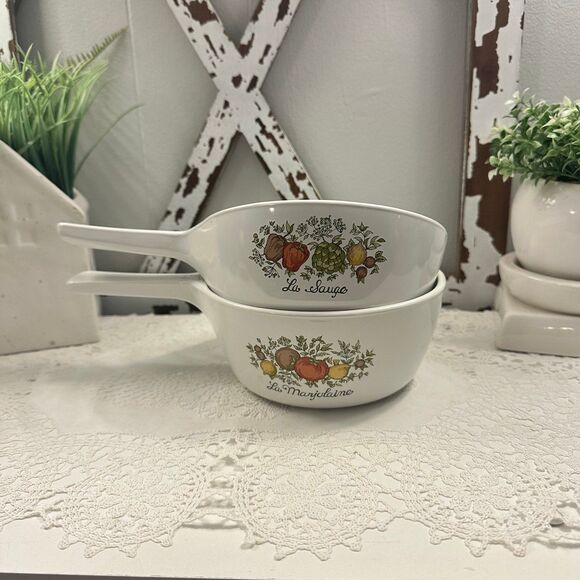 Vintage RARE CORNING WARE SPICE OF LIFE Lot Of 2 - Picture 1 of 6
